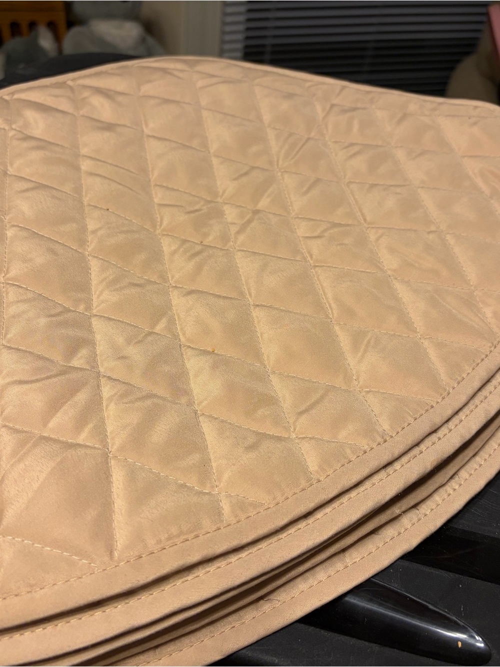 Quilted Beige Women's Shoulder Bag - Classic Neutral Style